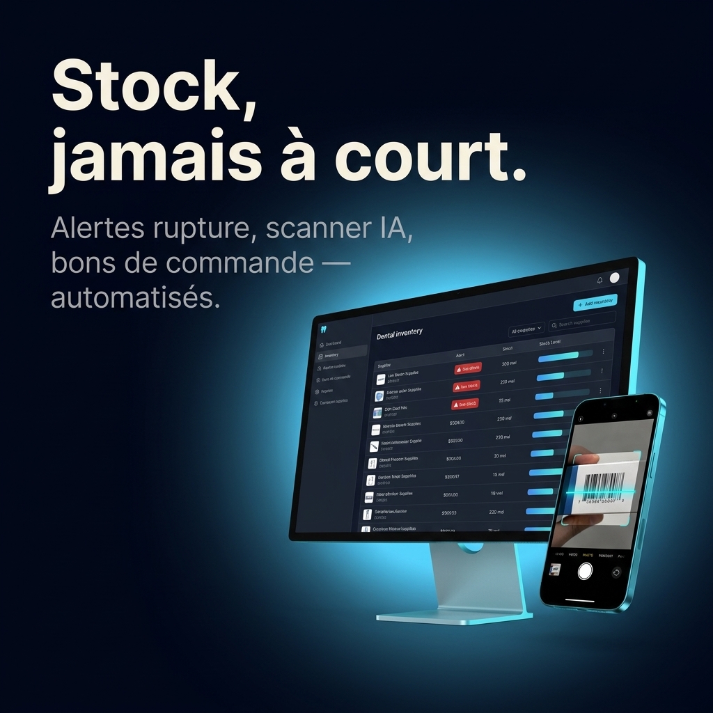 Gestion de stock avec scanner IA