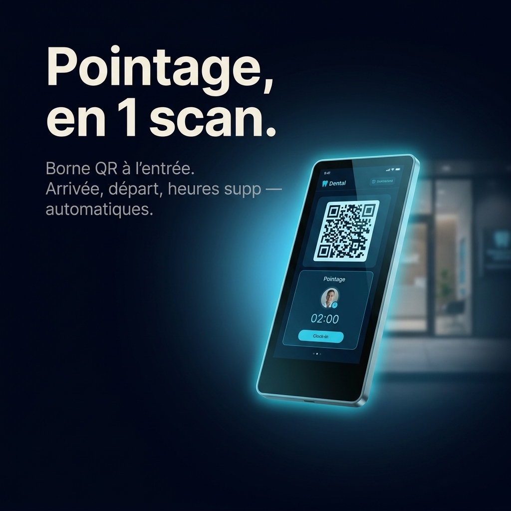 Pointage staff par QR code